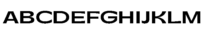 Gatwick Semibold Jumbo Font UPPERCASE