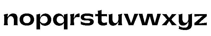 Gatwick Semibold Jumbo Font LOWERCASE