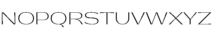 Gatwick Thin Jet Font UPPERCASE