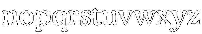 Gaya Regular Webfont Font LOWERCASE