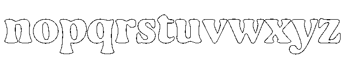 Gaya Unlicensed Black Regular Webfont Font LOWERCASE