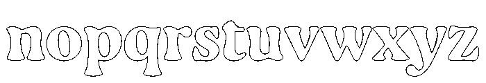 Gaya Unlicensed Bold Regular Webfont Font LOWERCASE