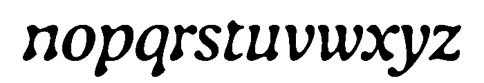 Gaya Unlicensed Italic Regular Webfont 56d0e33c Font LOWERCASE
