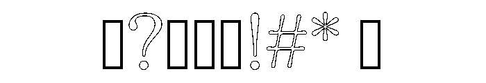 Gaya Unlicensed Light Regular Webfont Font OTHER CHARS