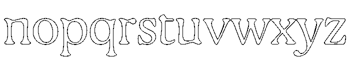 Gaya Unlicensed Light Regular Webfont Font LOWERCASE