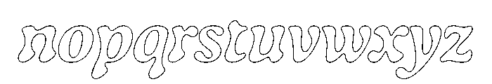 Gaya Unlicensed Medium Italic Regular Webfont Font LOWERCASE