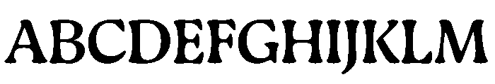 Gaya Unlicensed Medium Regular Webfont Font UPPERCASE