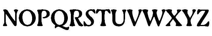 Gaya Unlicensed Medium Regular Webfont Font UPPERCASE