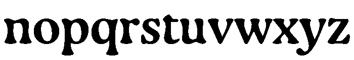 Gaya Unlicensed Medium Regular Webfont Font LOWERCASE