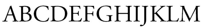 Garamond (APC) Regular Font UPPERCASE
