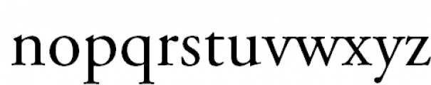 Garamond (APC) Regular Font LOWERCASE