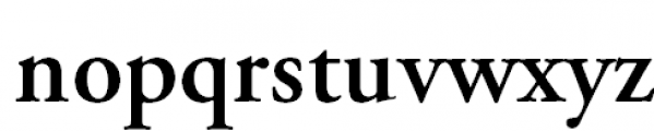 Garamond (APC) Semi Bold Font LOWERCASE