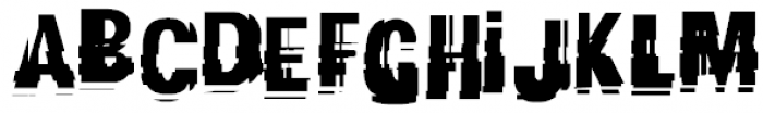 Garbage Regular Font UPPERCASE