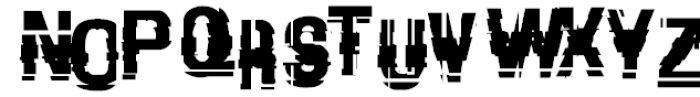 Garbage Regular Font LOWERCASE