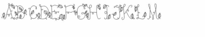 garden tale font Font UPPERCASE