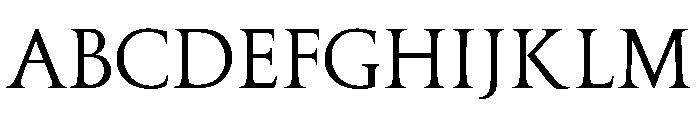 Galba Regular Font UPPERCASE