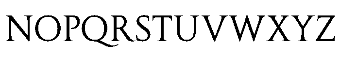 Galba Regular Font UPPERCASE