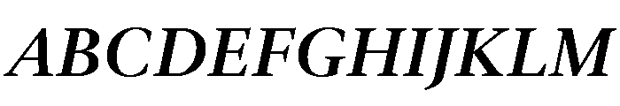 Galien Bold Italic Font UPPERCASE