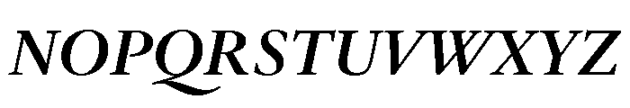 Galien Bold Italic Font UPPERCASE