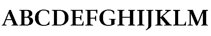 Galien Bold Font UPPERCASE