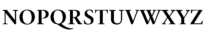 Galien Bold Font UPPERCASE