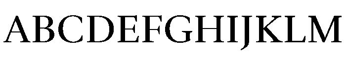 Galien Book Font UPPERCASE