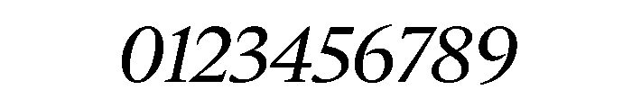 Galien Italic Font OTHER CHARS
