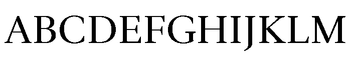 Galien Regular Font UPPERCASE
