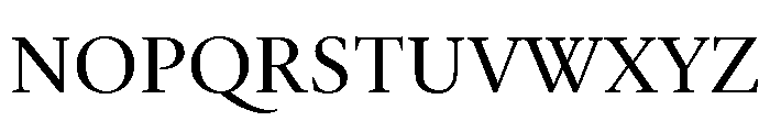 Galien Regular Font UPPERCASE