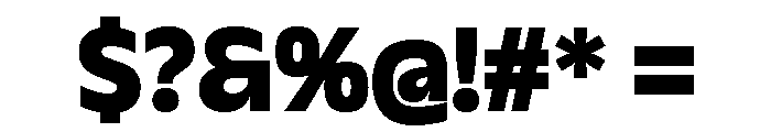 Galix Black Font OTHER CHARS