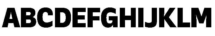 Galix Black Font UPPERCASE