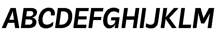 Galix Bold Italic Font UPPERCASE