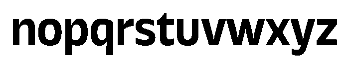 Galix Bold Font LOWERCASE