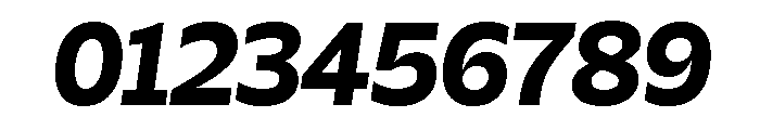 Galix Extra Bold Italic Font OTHER CHARS