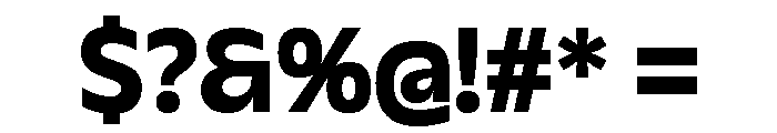 Galix Extra Bold Font OTHER CHARS