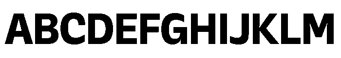 Galix Extra Bold Font UPPERCASE