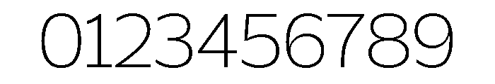 Galix Extra Light Font OTHER CHARS