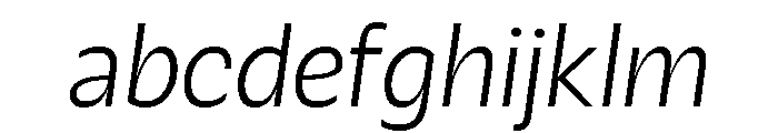 Galix Light Italic FONT