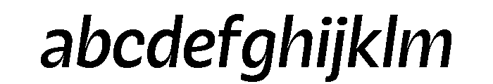 Galix Medium Italic FONT