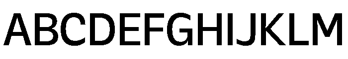 Galix Medium Font UPPERCASE