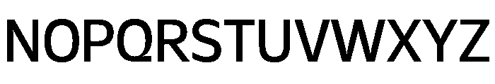 Galix Medium Font UPPERCASE