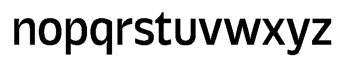 Galix Medium Font LOWERCASE