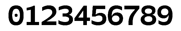 Galix Mono Bold Font OTHER CHARS