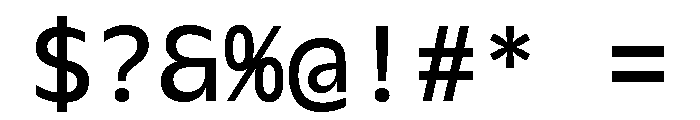 Galix Mono Medium Font OTHER CHARS