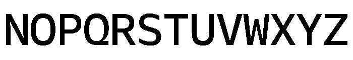 Galix Mono Medium Font UPPERCASE