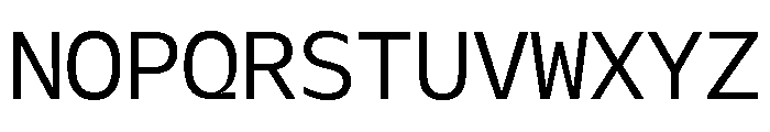Galix Mono Regular Font UPPERCASE