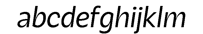 Galix Regular Italic FONT