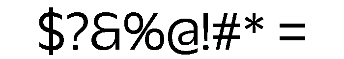 Galix Regular Font OTHER CHARS