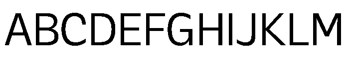 Galix Regular Font UPPERCASE