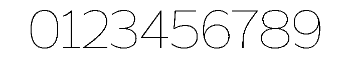 Galix Thin Font OTHER CHARS